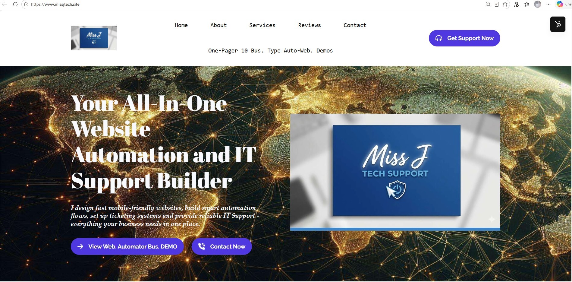 HUBSPOT-1STWEBPAGE